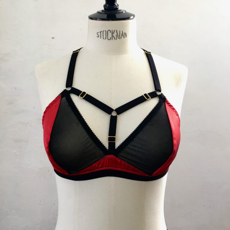 soutien gorge harnais en soie – Image 3
