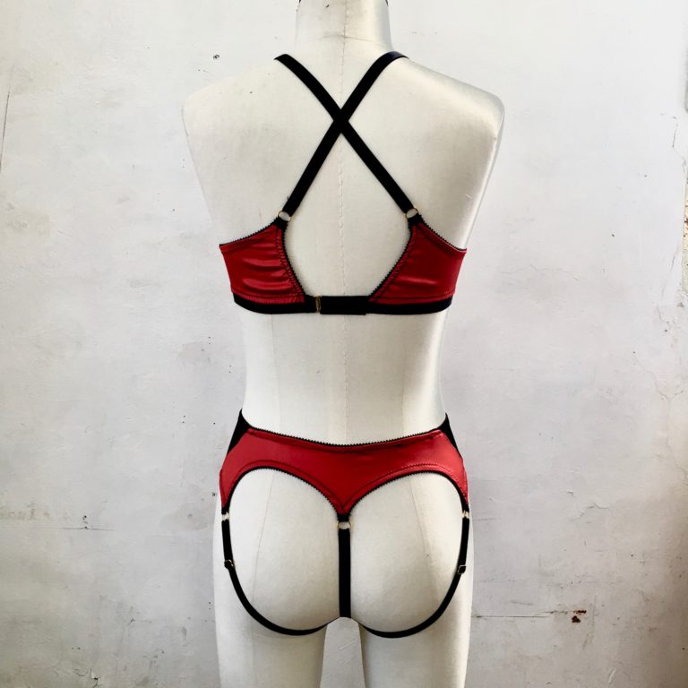 soutien gorge harnais en soie – Image 5