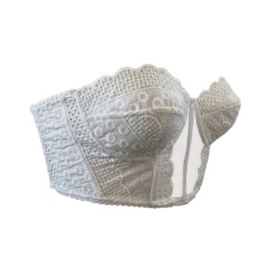 Bustier dentelle anglaise « un mariage a la campagne »