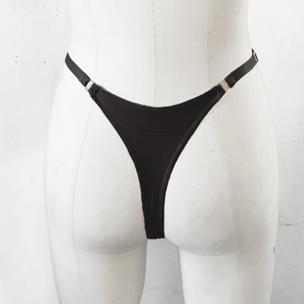 tuck ajustable pour femme trans de couleur noir